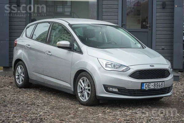Ford C-Max 1.5 dīzelis 70kW. Tehniskā apskate, izieta bez aizrādījumiem. Atg