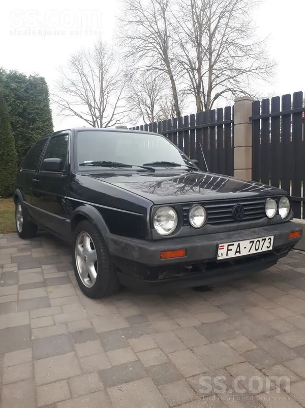 Volkswagen Rets modelis. vw golf2 gt special. 
