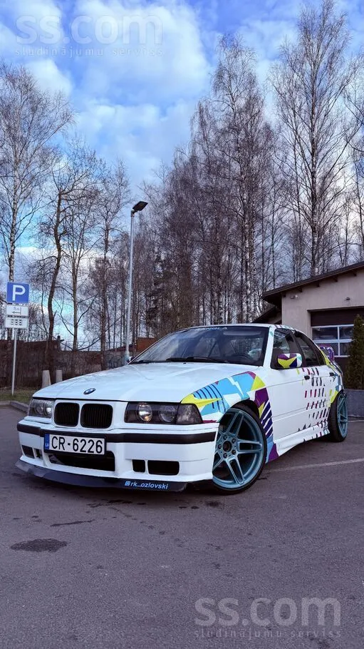 Pārdod E36 2.8L M52B28 kurš aprīkots ar Widebody gatavs auto ikdienas lietoš