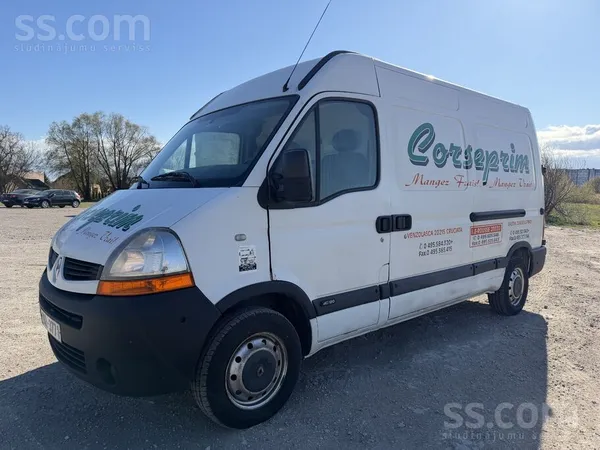 Renault Master 2009, 2.5D dīzelis, Manuāls, Balts — Latvijā