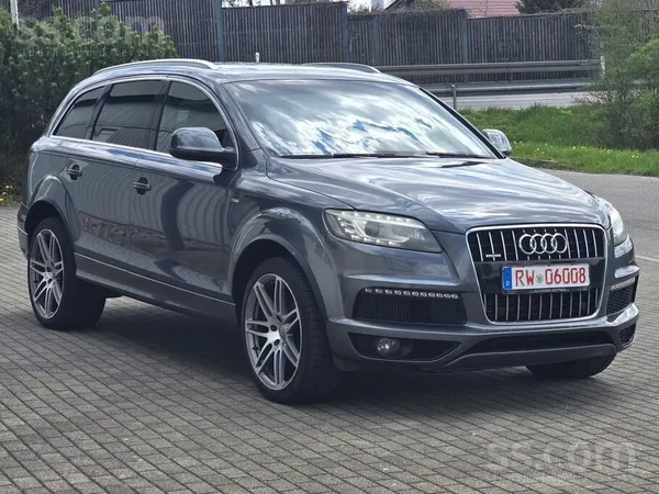Tikko no Vacia. Audi Q7 3.0 Tdi Quattro S-Line Plus, 8At, Panorāma – NO Vāci