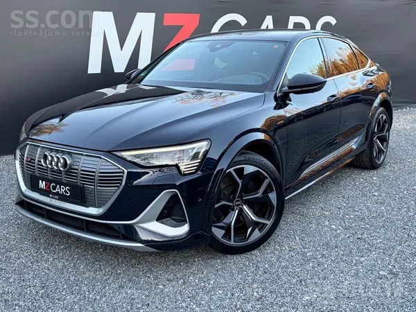 Audi E-Tron S Sportback, 370kw/500zs, Ekii atbalsts pieejams, rūpnīcas garan
