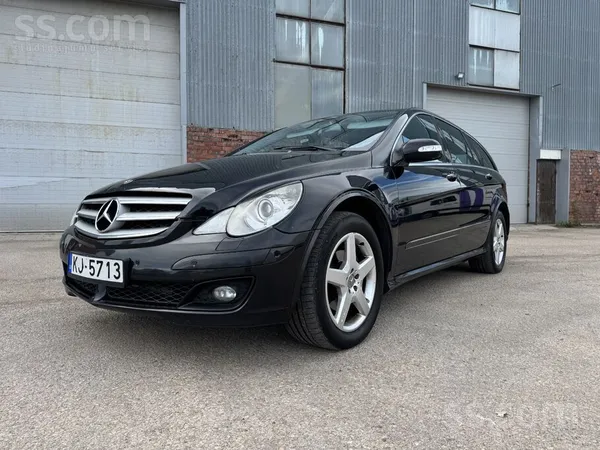 Mercedes R320 2006, 3.2D dīzelis, Automāts, Furgons, Melns — Latvijā
