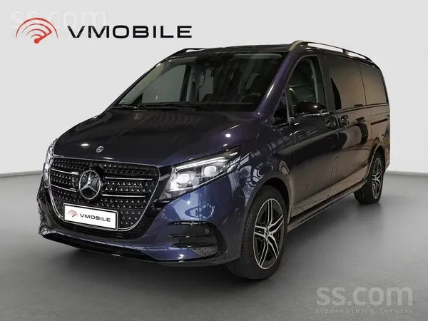 Mercedes V 300d 4M Long; 6 Vietas; Burmester; Panorāma; 360