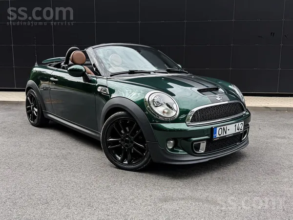 MINI Roadster 2012, 2.0D dīzelis, Manuāls, Kabriolets, Zaļš — Latvijā
