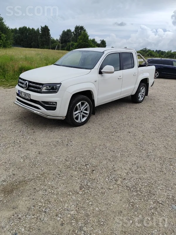 Volkswagen Amarok 2018, 3.0D dīzelis, Automāts, SUV/Apvidus, Balts — Latvijā