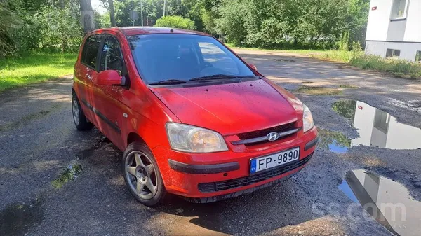 Hyundai Pārdod auto labā kartībā ir vizuali defektu (krusa