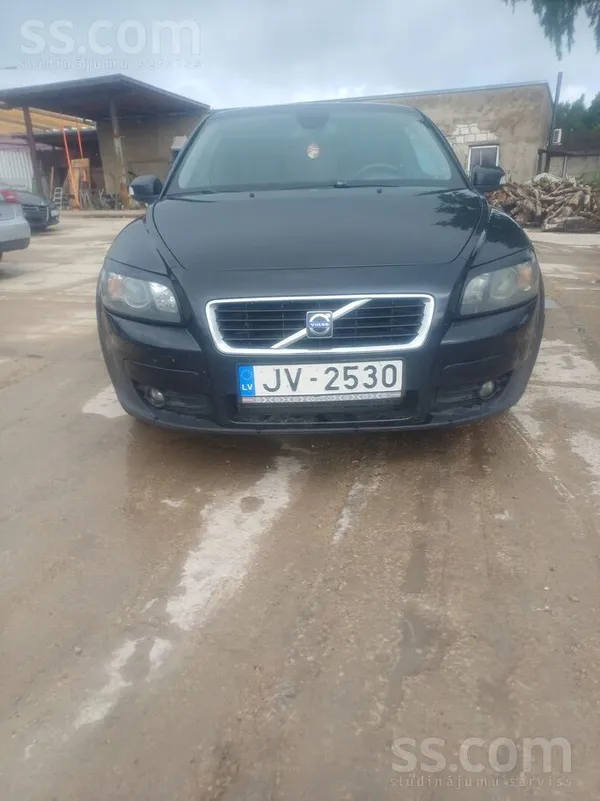 Volvo C30 2007, 2.0D dīzelis, Manuāls, Hečbeks, Melns — Latvijā