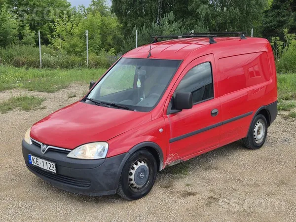 Opel Opel Combo Dīzelis. , Garā kaste. 