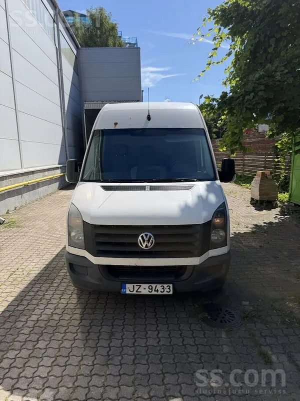 Volkswagen Crafter 2015, 2.0D dīzelis, Manuāls, Furgons, Balts — Latvijā