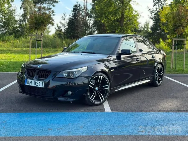 Pārdod Bmw E60 535d ar 210kw M-pack ar jaunu TA. Auto tehniski un vizuāli la
