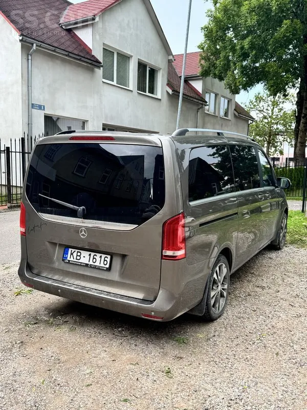 Mercedes V220, 2015. gads, pilnpiedziņa, 7 sēdvietas, brūns ādas salons, bez