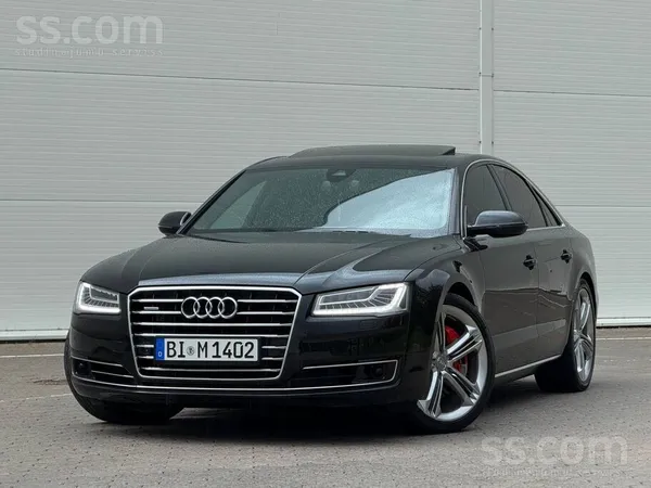 Audi A8 2016, 4.2D dīzelis, Automāts, Sedans, Melns — Latvijā