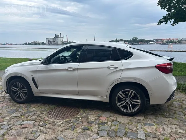 BMW X6 2018, 3.0D dīzelis, Automāts, SUV/Apvidus, Balts — Latvijā