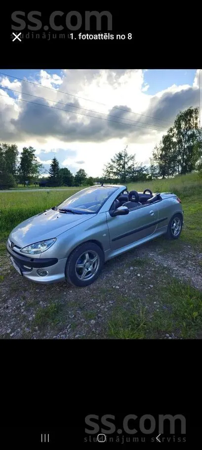 Tiek steidzami pārdots kabriolets ar jaunu T. A. rūc, brauc, bremzē. Jumts s