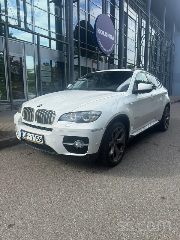 BMW X6 2011, 3.0D dīzelis, Automāts, SUV/Apvidus, Balts — Latvijā
