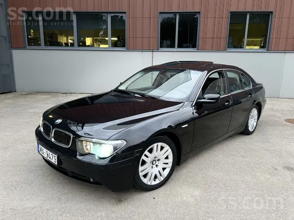 BMW BMW 745, 2003. gads, 4.4 V8 benzīns + gāze. Ļoti p