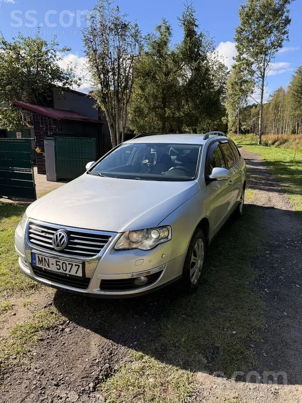 Volkswagen Passat (B6) 2008, 1.9D dīzelis, Manuāls, Universāls, Pelēks — Latvijā