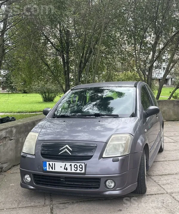 Citroen Citroen C2 labā stāvoklī. Jauns akumulators, nomai