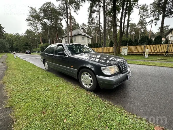 Mercedes S420 1994, 4.2 benzīns, Automāts, Sedans, Zils — Latvijā