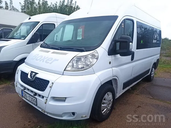 Peugeot Boxer 2007, 2.2D dīzelis, Manuāls, Furgons, Balts — Latvijā