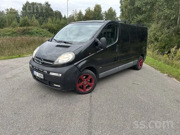 Opel Vivaro 2004, 1.9D dīzelis, Manuāls, Melns — Latvijā