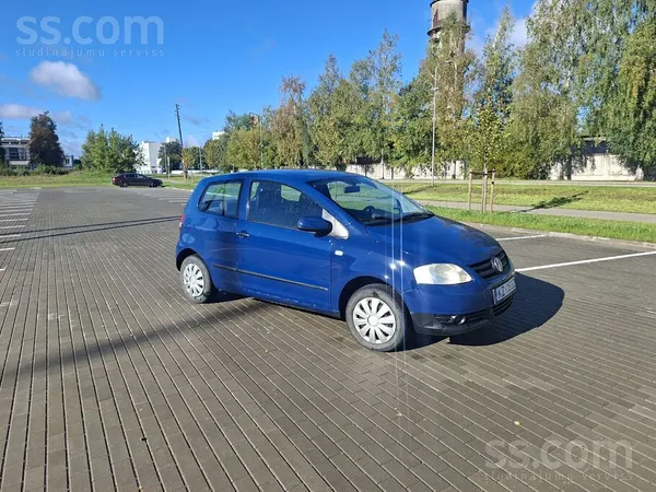 Volkswagen Fox 2005, 1.2 gāze, Manuāls, Kupeja, Zils — Latvijā