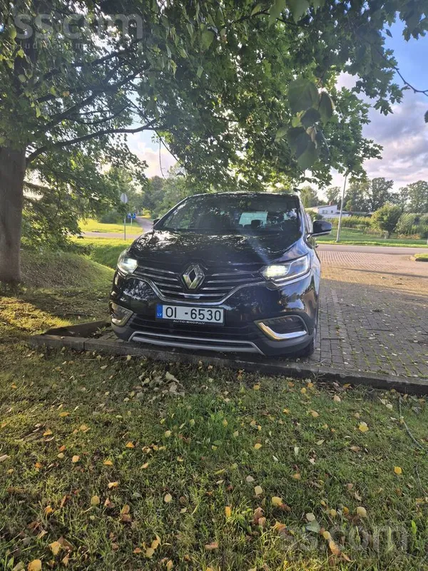 Renault Espace 2015, 1.6 benzīns, Automāts, Furgons, Melns — Latvijā