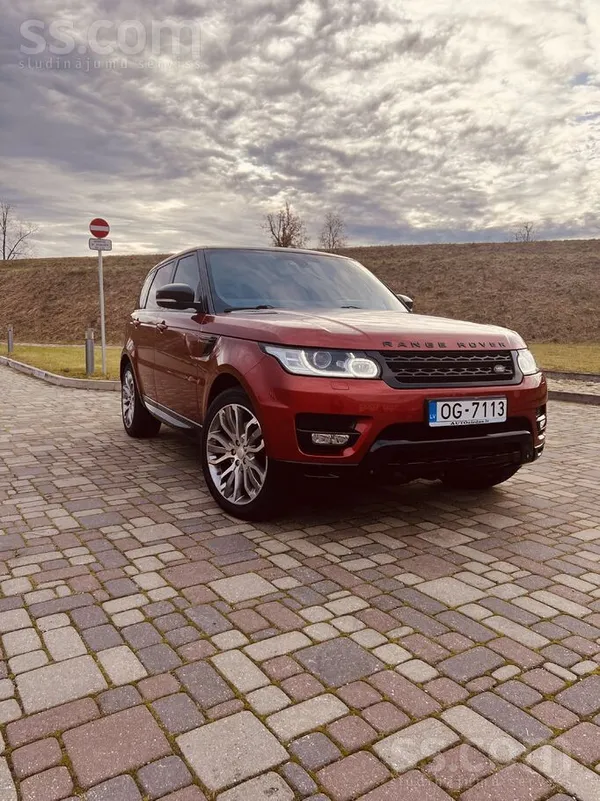 Land-Rover Range Rover Sport 2013, 3.0D dīzelis, Automāts, SUV/Apvidus, Sarkans — Latvijā