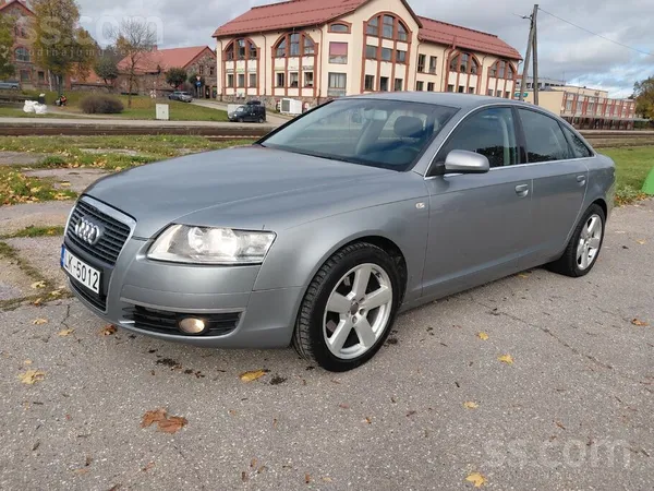 Audi A6 2007, 2.7D dīzelis, Manuāls, Sedans, Sudrabs — Latvijā