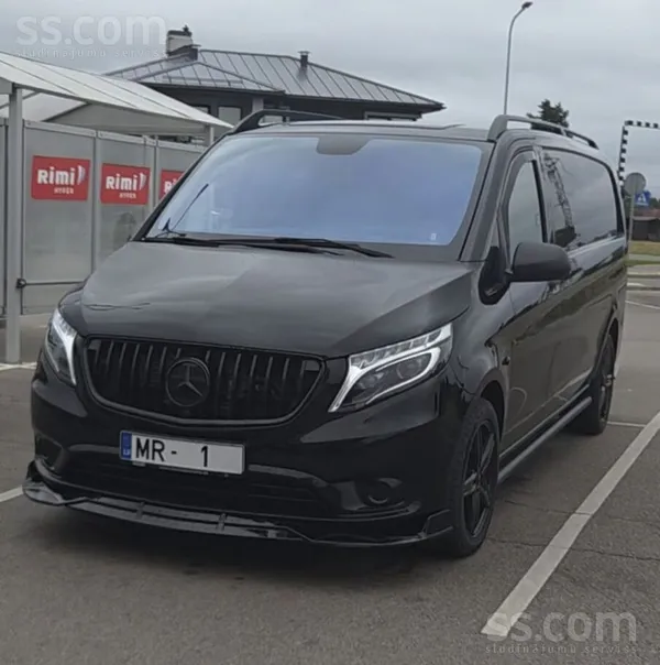 MB Vito Long 2.2d 100kw pilna masa 2800kg bez vinjetes. Led priekšējie un ai