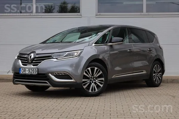 Renault Espace 2016, 1.6D dīzelis, Automāts, Furgons, Pelēks — Latvijā