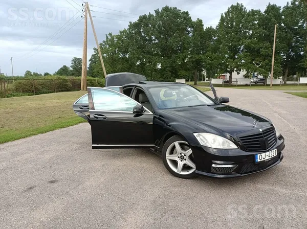 Mercedes S350 2006, 3.5 benzīns, Automāts, Sedans, Melns — Latvijā