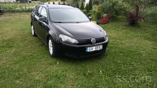 Volkswagen Golf 6 2011, 1.6D dīzelis, Manuāls, Universāls, Melns — Latvijā