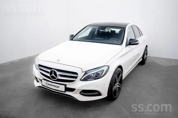 Mercedes C180 2014, 1.6 benzīns, Automāts, Sedans, Balts — Latvijā