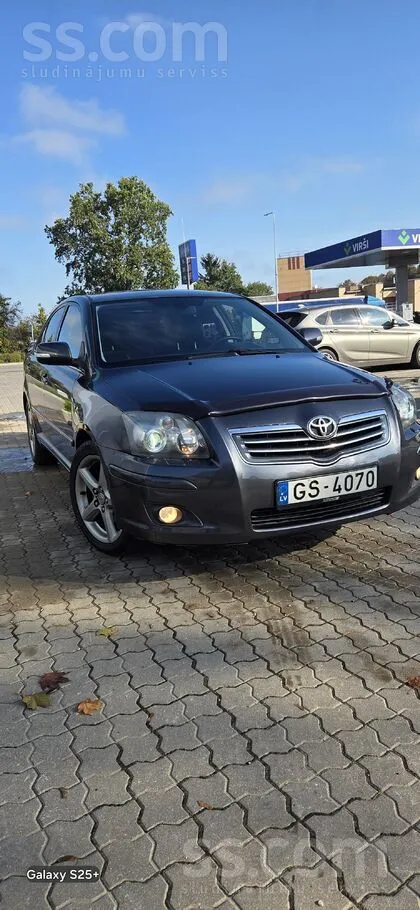 Toyota Avensis 2007, 2.2D dīzelis, Manuāls, Sedans, Pelēks — Latvijā
