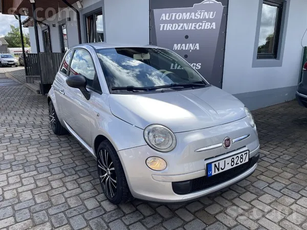 Fiat 2008 Fiat 500 1.2 Benzīns 51kw/69zs Manuāla ātrumk