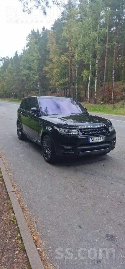 Land-Rover Melns Ādas salons lieliskā stāvoklī, visas ekstras