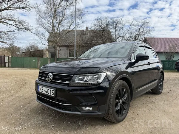 Volkswagen Tiguan 2018, 2.0D dīzelis, Manuāls, SUV/Apvidus, Melns — Latvijā