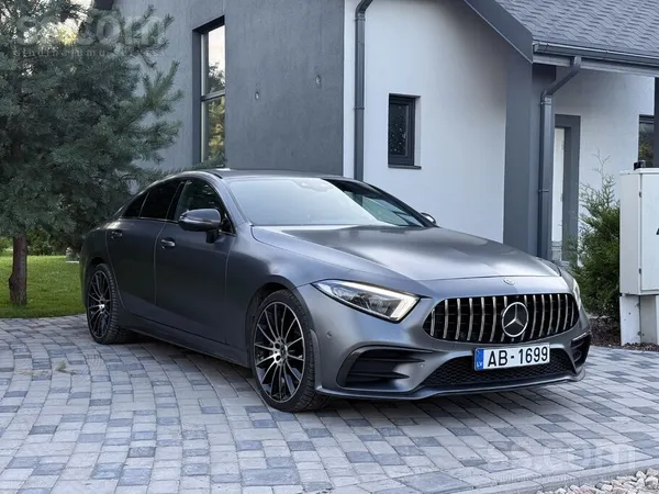 Mercedes CLS400 2018, 2.9D dīzelis, Automāts, Sedans, Pelēks — Latvijā