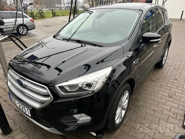 Ford Kuga 2018, 2.0D dīzelis, Automāts, SUV/Apvidus, Melns — Latvijā