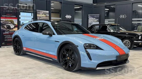 Porsche Taycan 2023, Automāts, SUV/Apvidus, Zils — Latvijā