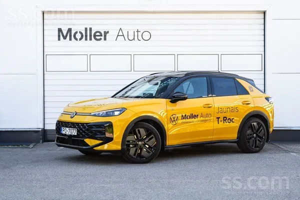 VW T Roc R Line 1.5 Tsi (150 zs) ar automātisko pārnesumkārbu. Cena ar Pvn.