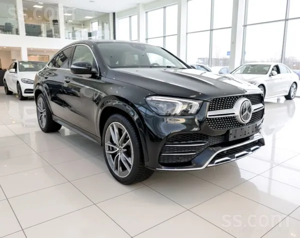 Mercedes GLE 400 2023, 2.9D dīzelis, Automāts, Kupeja, Melns — Latvijā