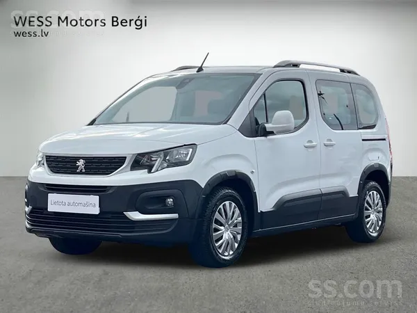 Peugeot Rifter 2019, 1.5D dīzelis, Manuāls, Furgons, Balts — Latvijā