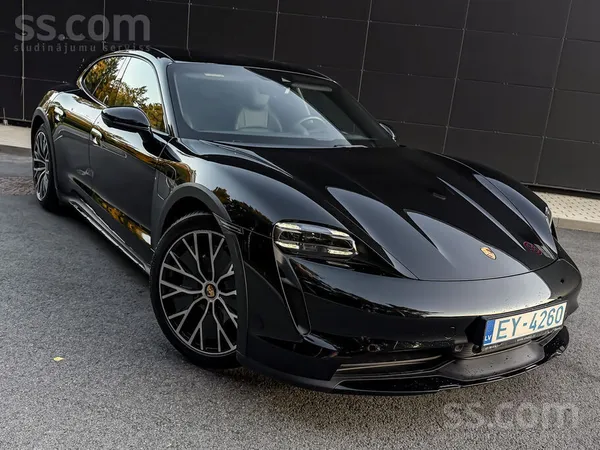 Porsche Taycan 2022, Automāts, Universāls, Melns — Latvijā