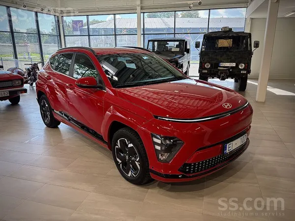 Hyundai Kona, ar 100% elektrodzinēju, 48kWh ietilpībā (100%soh) un 115kW jau