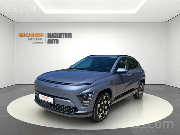Hyundai Kona Premium komplektācija ar 65kw/h Elektro dzinēju un Automātisko