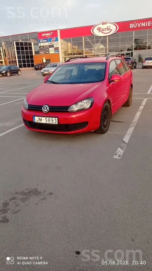 Volkswagen Pārdodu Volkswagen Golf 6, 1.6 Tdi, 2011. gads. 