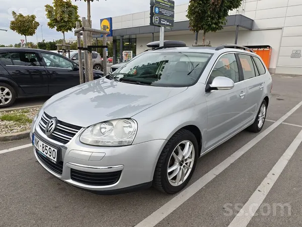 Volkswagen Golf 5 universals, 2.0Tdi, 103Kw/140Zs. Pirmā reģi